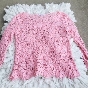 long sleeve crotchet top